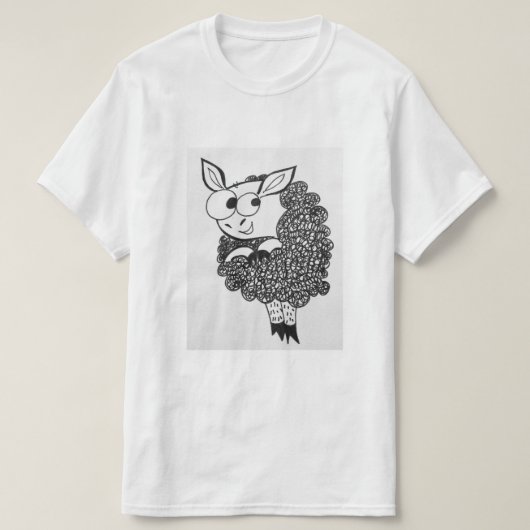 内気なTシャツ Tシャツ (デザイン正面)