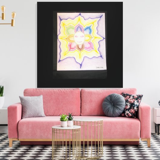 内灯 キャンバスプリント (インサイチュ (リビング))