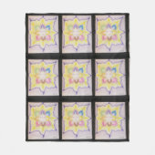 内灯 フリースブランケット (正面)