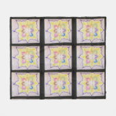 内灯 フリースブランケット (正面(横))