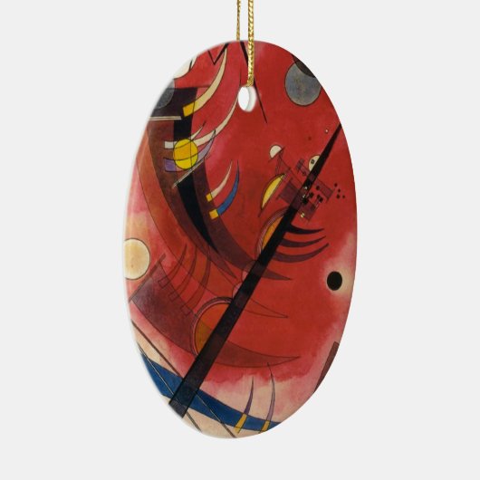 内燃抽象芸術絵画ズ セラミックオーナメント (右)