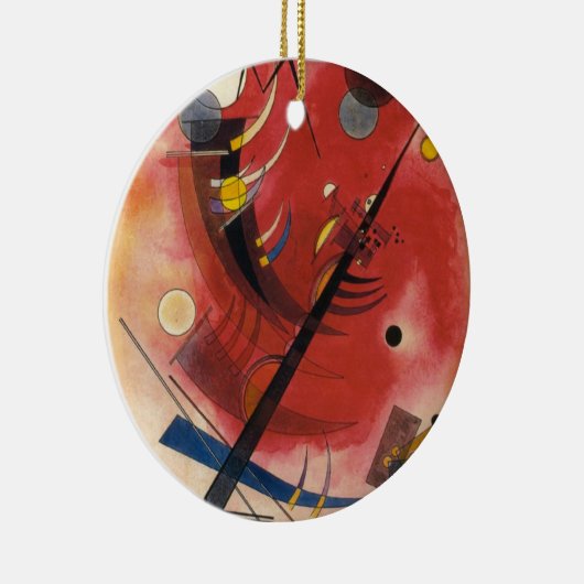 内燃抽象芸術絵画ズ セラミックオーナメント (右)