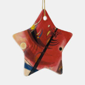 内燃抽象芸術絵画ズ セラミックオーナメント (右)