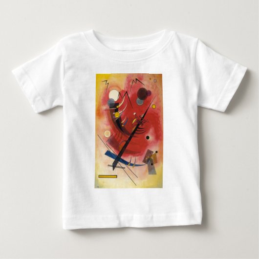 内燃抽象芸術絵画ズ ベビーTシャツ (正面)