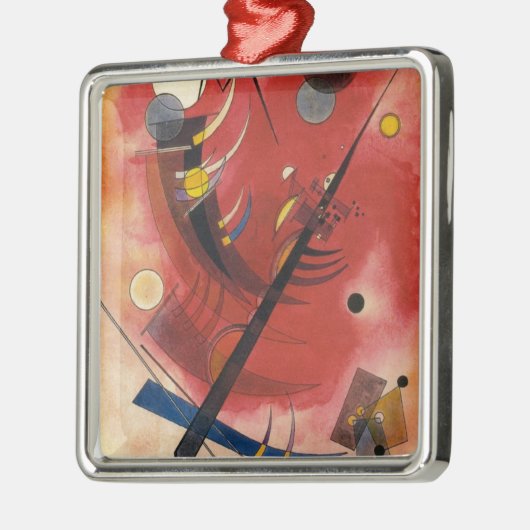 内燃抽象芸術絵画ズ メタルオーナメント (左)