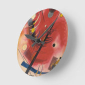 内燃抽象芸術絵画ズ ラウンド壁時計 (傾斜)