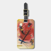 内燃抽象芸術絵画ズ ラゲッジタグ (正面縦)