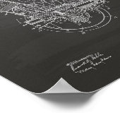 内燃機関1914特許カルクボード ポスター (角)