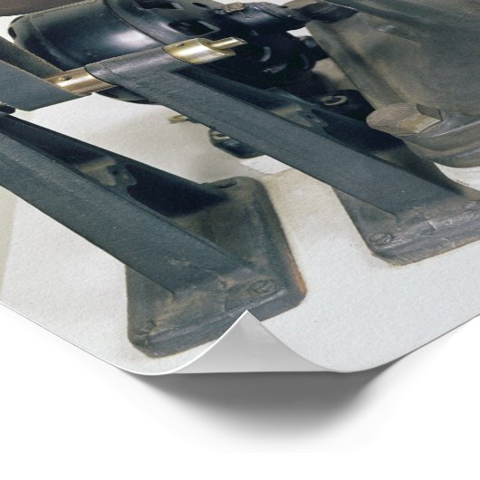 内燃機関， 1876 ポスター (角)