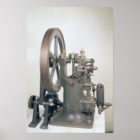 内燃機関， 1876 ポスター (正面)