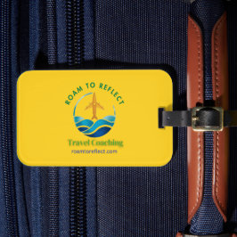 内省への旅荷物タグ イエロー ラゲッジタグ