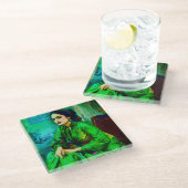 内省 ガラスコースター (アングル)