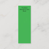 内省 スキニー名刺 (裏面)