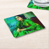 内省 スクエアペーパーコースター (アングル)