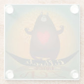 内禅を修める ガラスコースター (裏面)