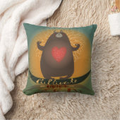 内禅を修める クッション (ブランケット)