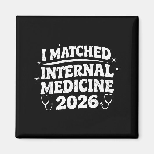 内科マッチングデー2026 研修医に決定 マグネット (正面)
