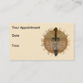 内科医用カドゥセウス 予約カード (裏面)