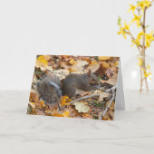 内空白の挨拶カードリス カード (黄色い花)