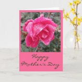 内空白の部 – ハッピーマザーズデイカード カード (黄色い花)