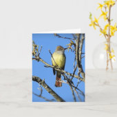 内素晴らし部の毛羽立空白のて カード (黄色い花)