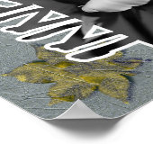 内美しいバラ感動的花 ポスター (角)