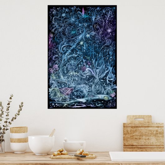 内胚葉の花 ポスター (キッチン)