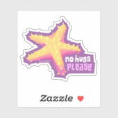 内脊椎動物ヒトデ – 小さなシール シール (シート)