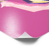 内脊椎動物ピンクパーティーカタツムリ中文プリント フォトプリント            (角)