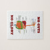 内臓無し栄光無し(消化系のユーモア) ジグソーパズル (横)