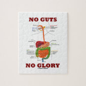 内臓無し栄光無し(消化系のユーモア) ジグソーパズル (縦)