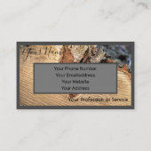 内装や大工用の木枠！bu 名刺 (裏面)