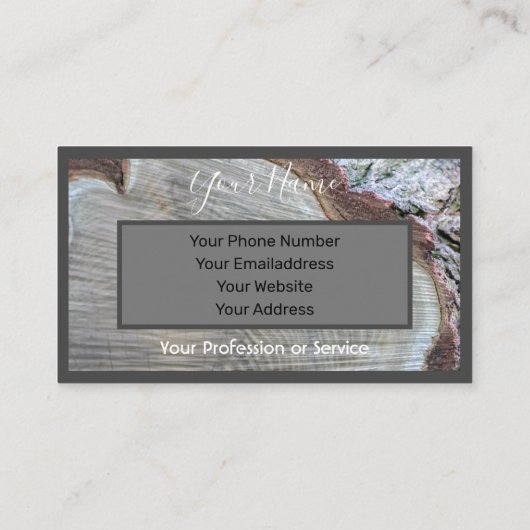 内装や大工用木枠！ 名刺 (裏面)