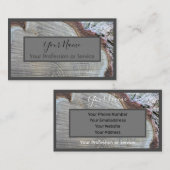 内装や大工用木枠! 名刺 (正面/裏面)