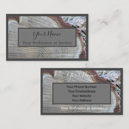 内装や大工用木枠！ 名刺 (正面/裏面)