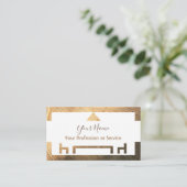 内装や家具の木枠！ブー 名刺 (スタンド正面)