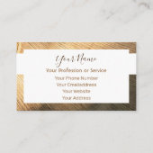 内装や家具の木枠！ブー 名刺 (裏面)