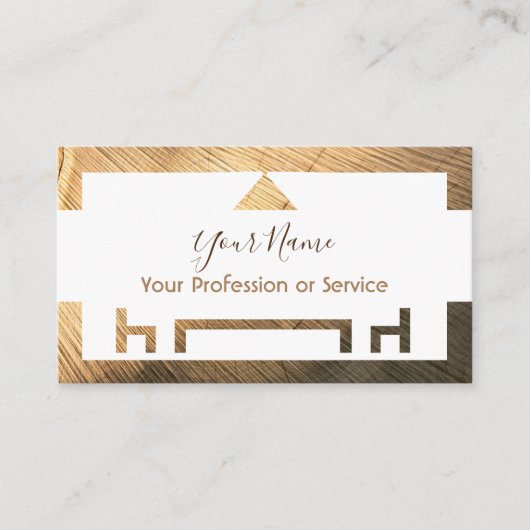 内装や家具の木枠！ブー 名刺 (正面)