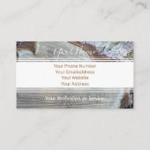 内装ストライプや大工用の木造の！ 名刺 (裏面)