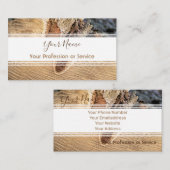 内装ストライプや大工用の木造の! 名刺 (正面/裏面)