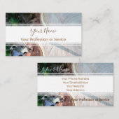 内装ストライプや大工用の木造の! 名刺 (正面/裏面)