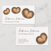 内装ハートや大工用の木造 名刺 (正面/裏面)