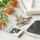 内計測は今まで与え無い キーホルダー (側面)