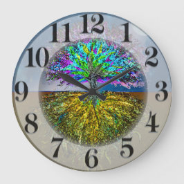 内輝く側から ラージ壁時計