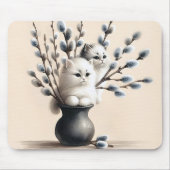 内輪の猫 マウスパッド (正面)