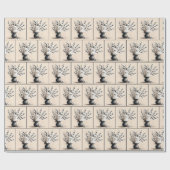 内輪の猫 ラッピングペーパー (フラット)