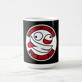 内輪ネタで笑うチームにぴったりな面白Tシャツ モーフィングマグカップ