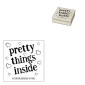 内部かわいらしの物、梱包事業 ラバースタンプ (押印)