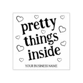 内部かわいらしの物、梱包事業 ラバースタンプ (インプリント)