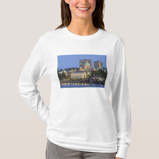 内部がライトアップされた議会 Tシャツ (正面)